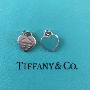 Tiffany blue heart charms